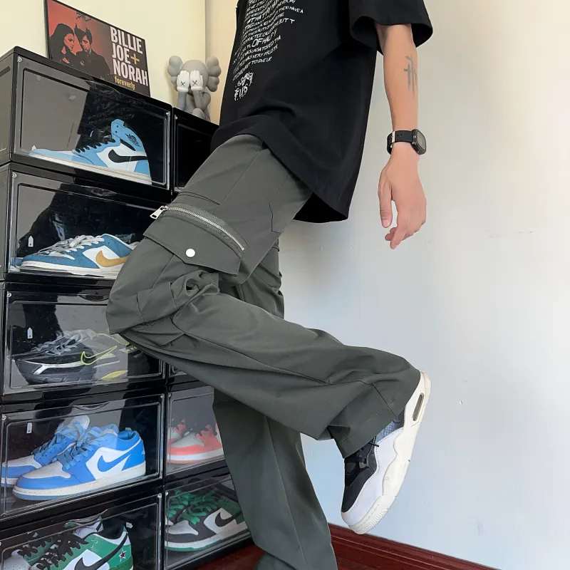 Menglaini Casual Pants Unisex-9