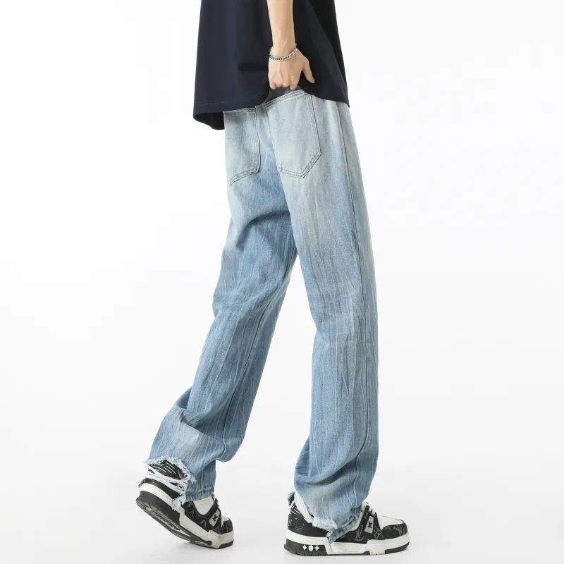 Menglaini Jeans Unisex-13