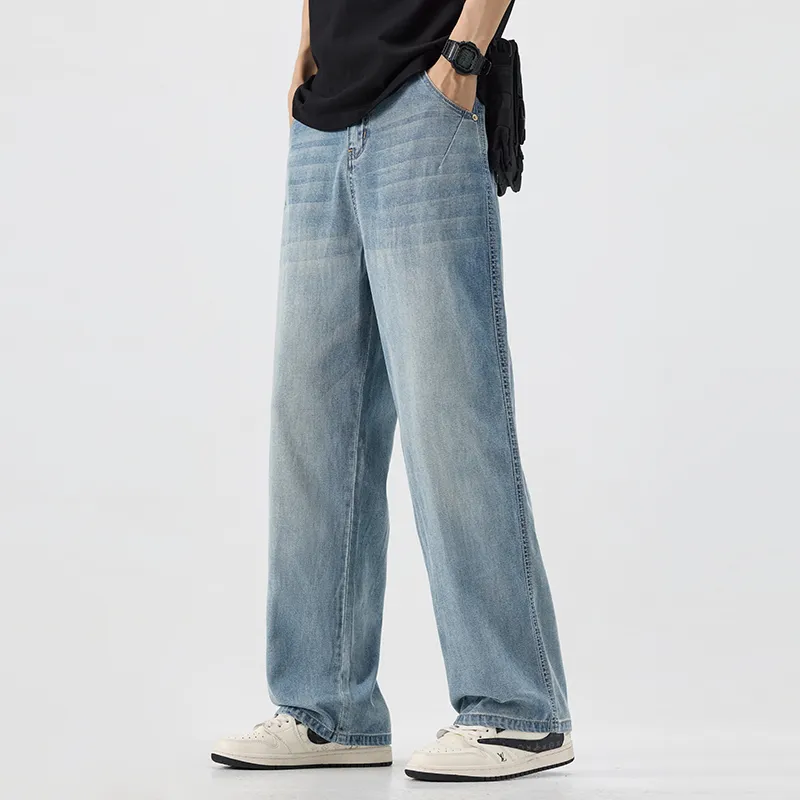 Menglaini Jeans Unisex-11