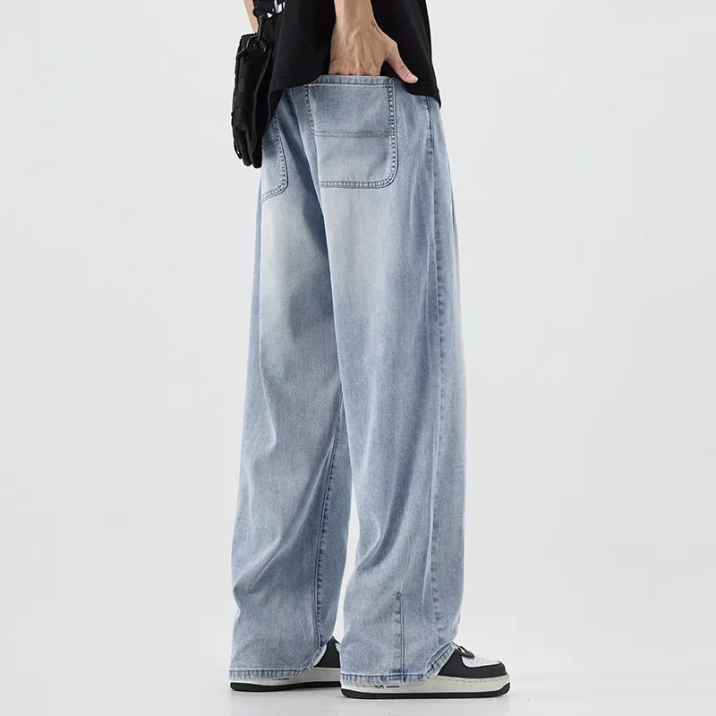 Menglaini Jeans Unisex-4