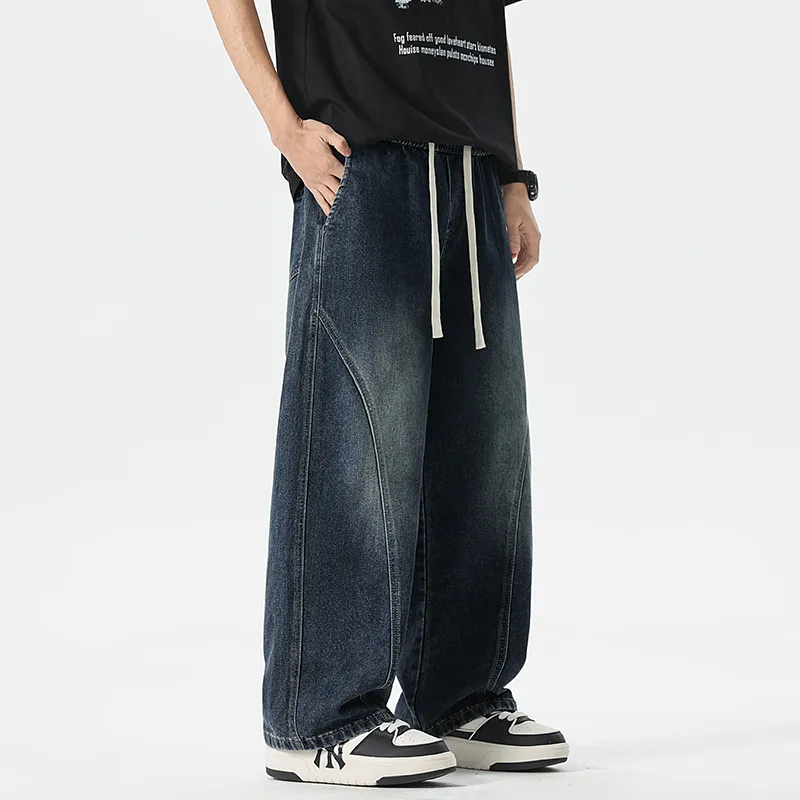 Menglaini Jeans Unisex-9