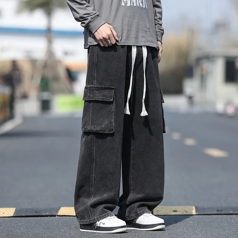 Menglaini Jeans Unisex-13