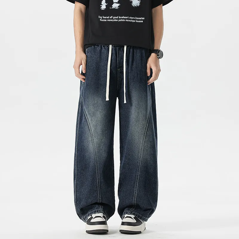 Menglaini Jeans Unisex-8