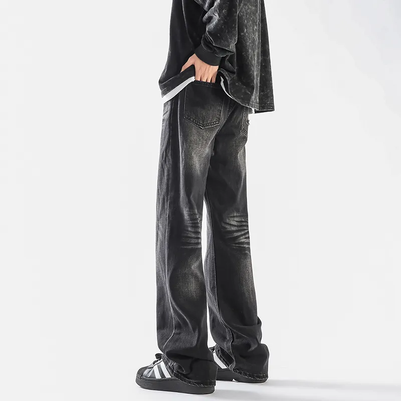 Menglaini Jeans Women's Black-3