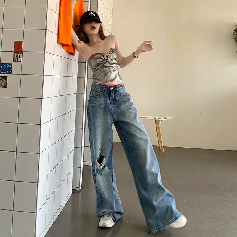 Menglaini Jeans Women's-5