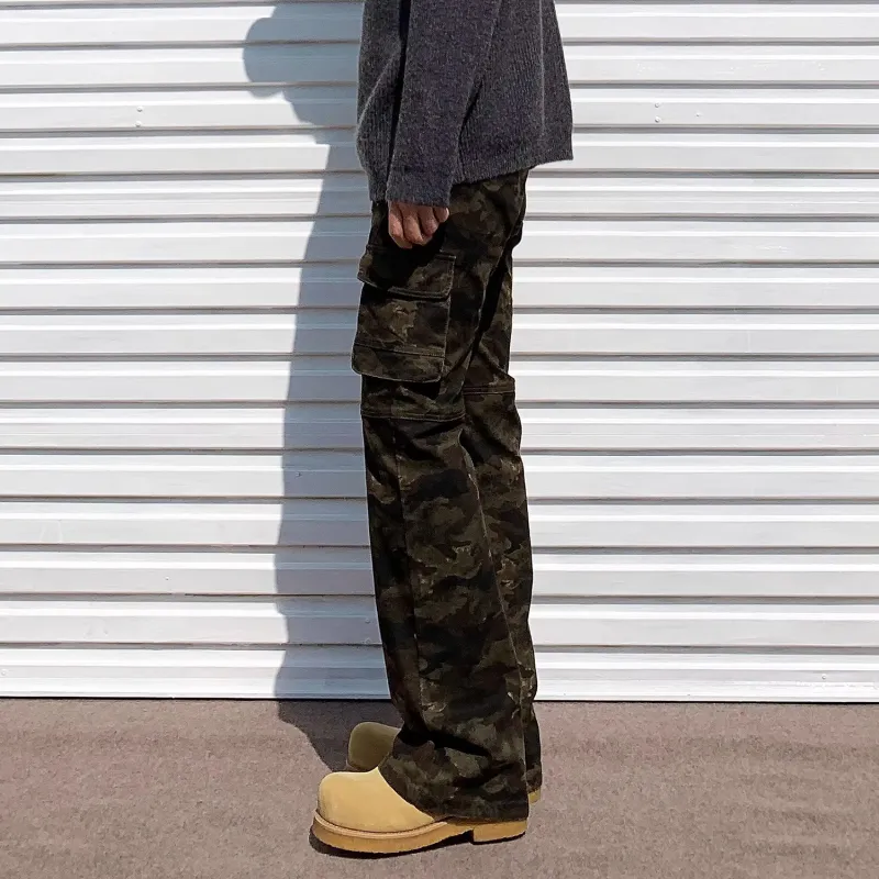 Menglaini Jeans Unisex Camouflage-2