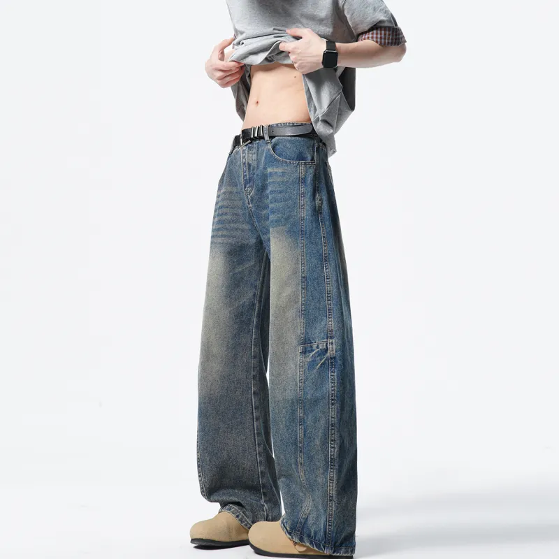 Menglaini Jeans Unisex-2