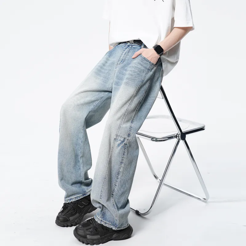Menglaini Jeans Unisex-8