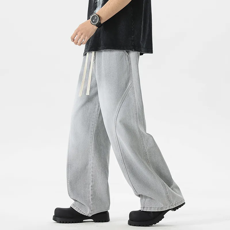 Menglaini Jeans Unisex-18