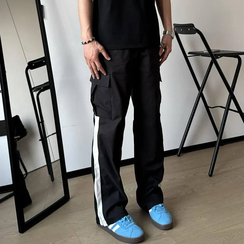 Menglaini Casual Pants Unisex-6