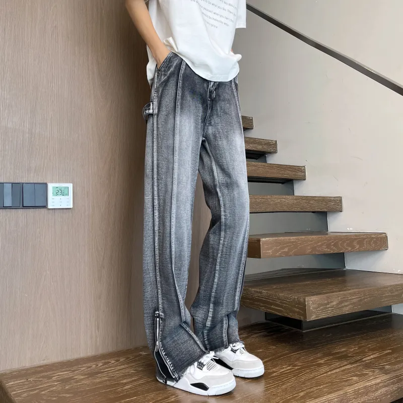 Menglaini Jeans Unisex-2