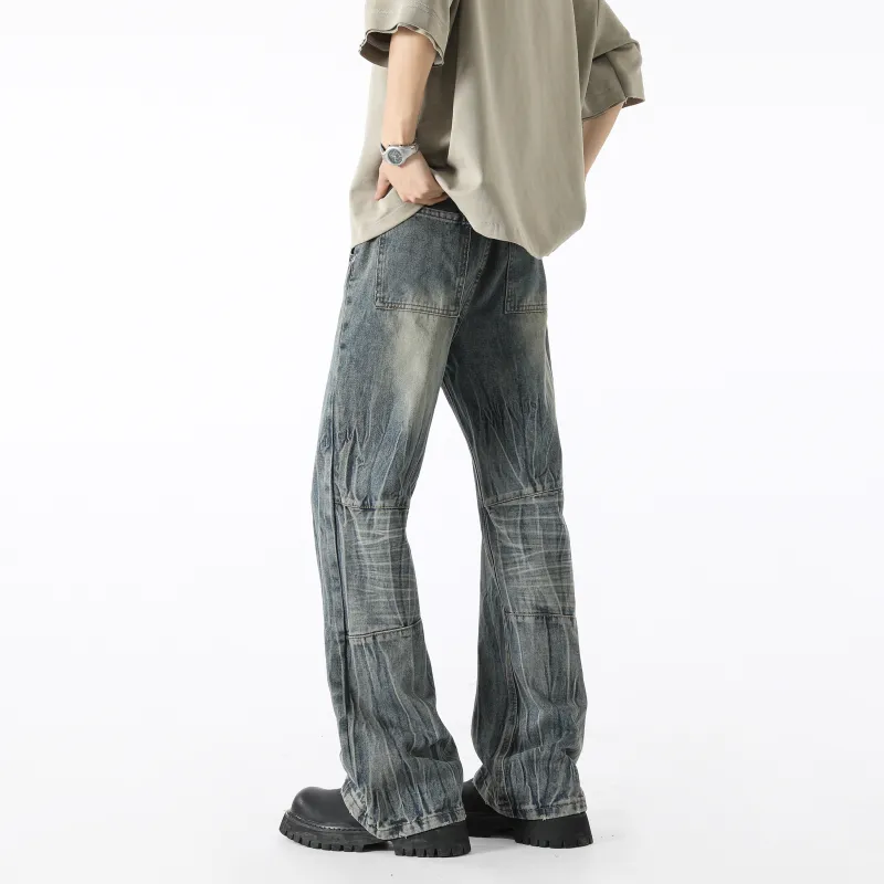 Menglaini Jeans Unisex Blue-1