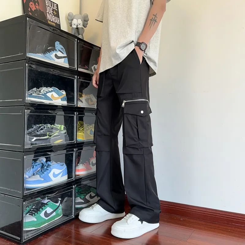 Menglaini Casual Pants Unisex-3