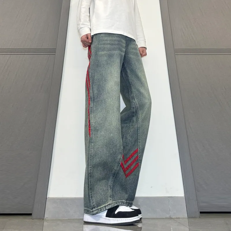 Menglaini Jeans Unisex-10
