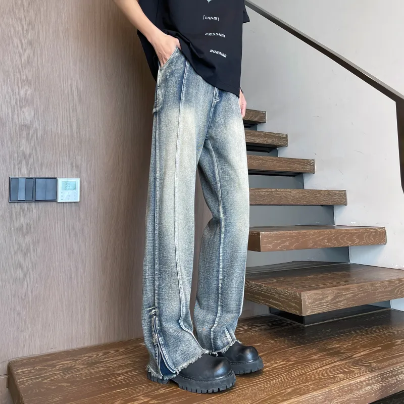 Menglaini Jeans Unisex-7