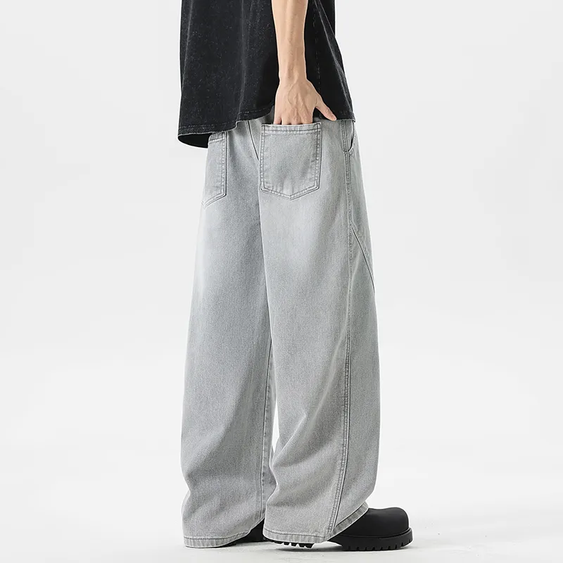 Menglaini Jeans Unisex-16