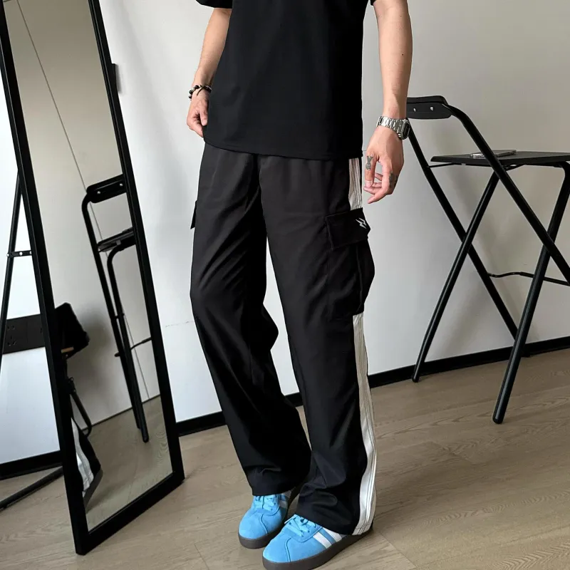 Menglaini Casual Pants Unisex-5