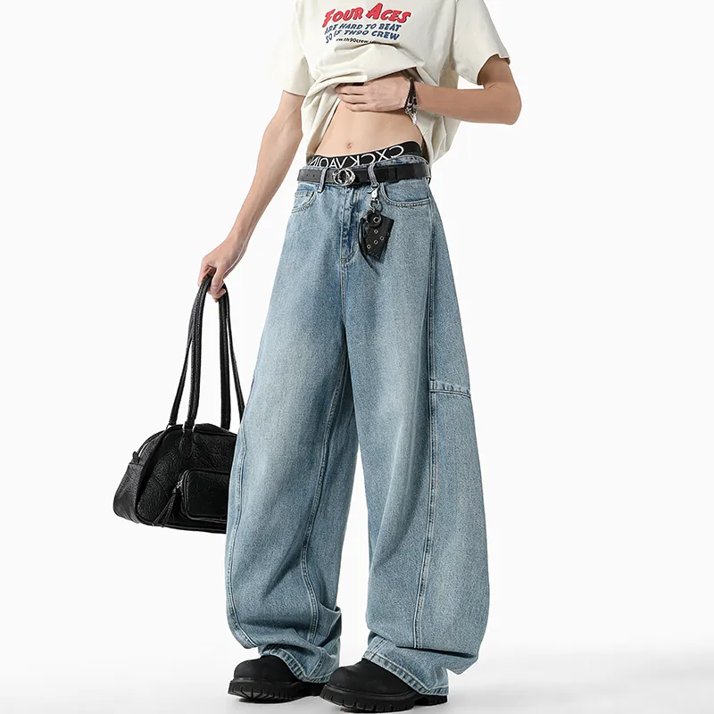 Menglaini Jeans Unisex Blue[Regular Edition]-3