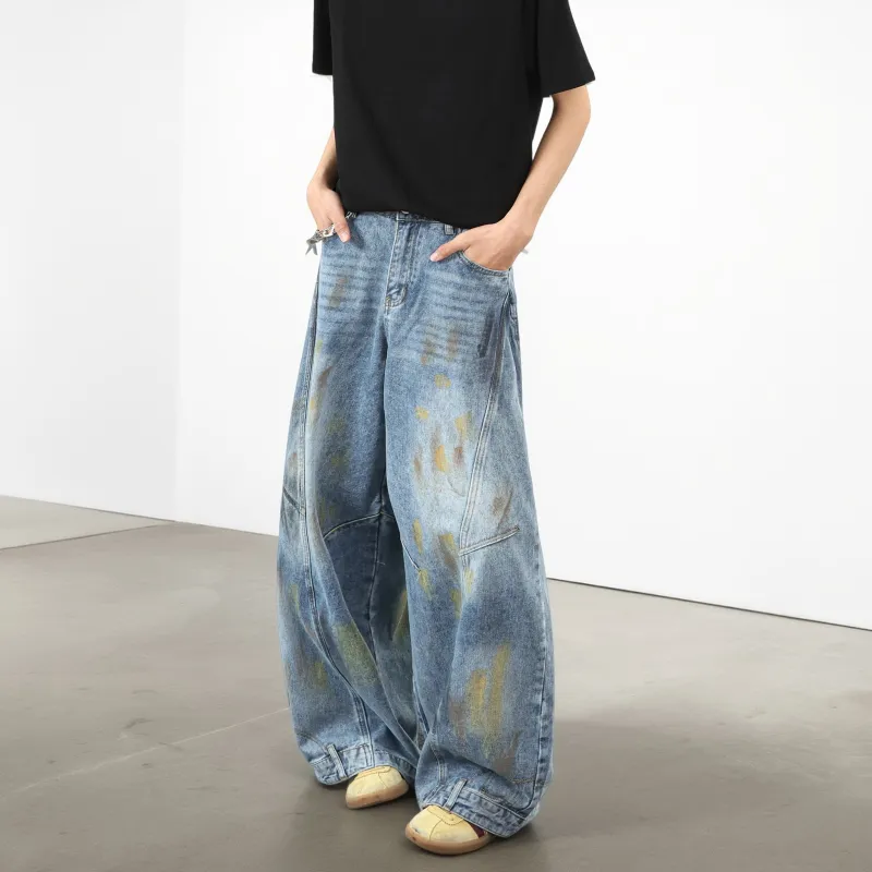 Menglaini Jeans Unisex Blue-2