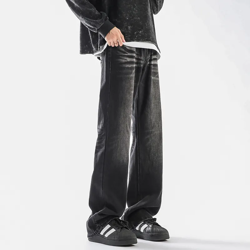 Menglaini Jeans Women's Black-5