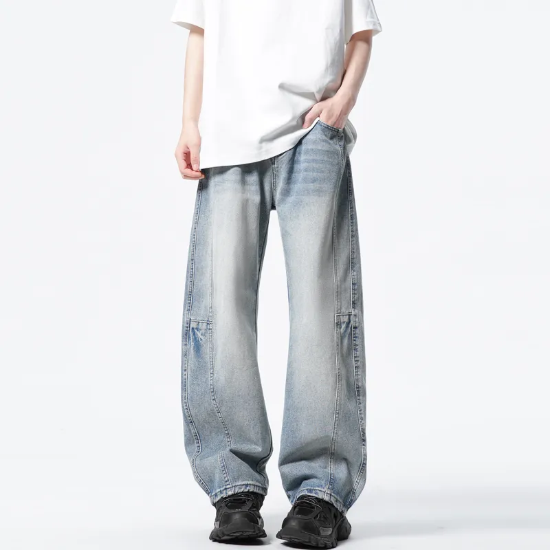 Menglaini Jeans Unisex-9