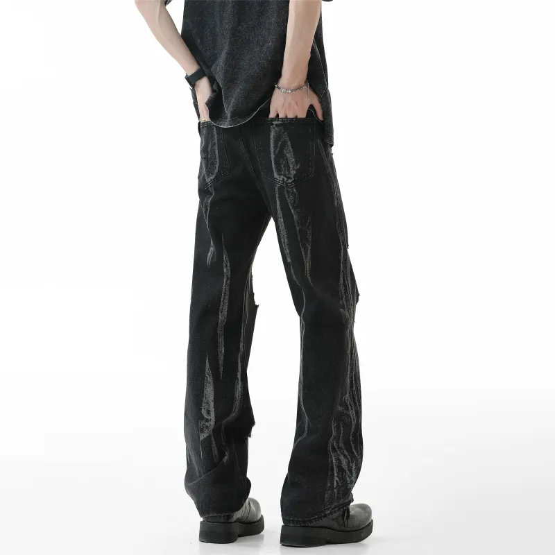 Menglaini Jeans Unisex Black-2