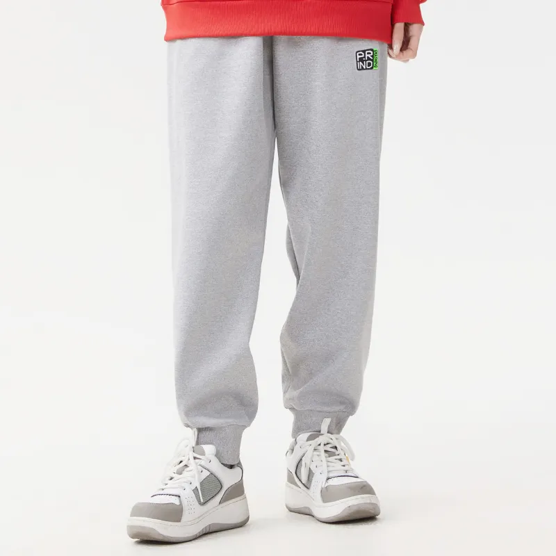 P.R IND Casual Pants Unisex Light Gray-5