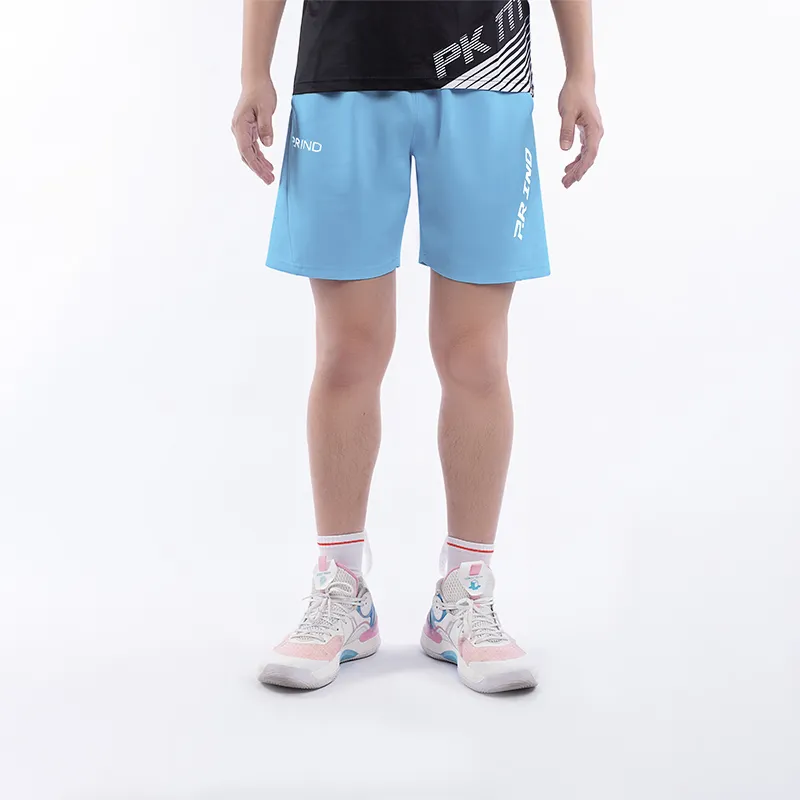 P.R IND Casual Shorts Unisex Blue-3