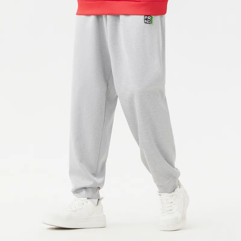 P.R IND Casual Pants Unisex Light Gray-2