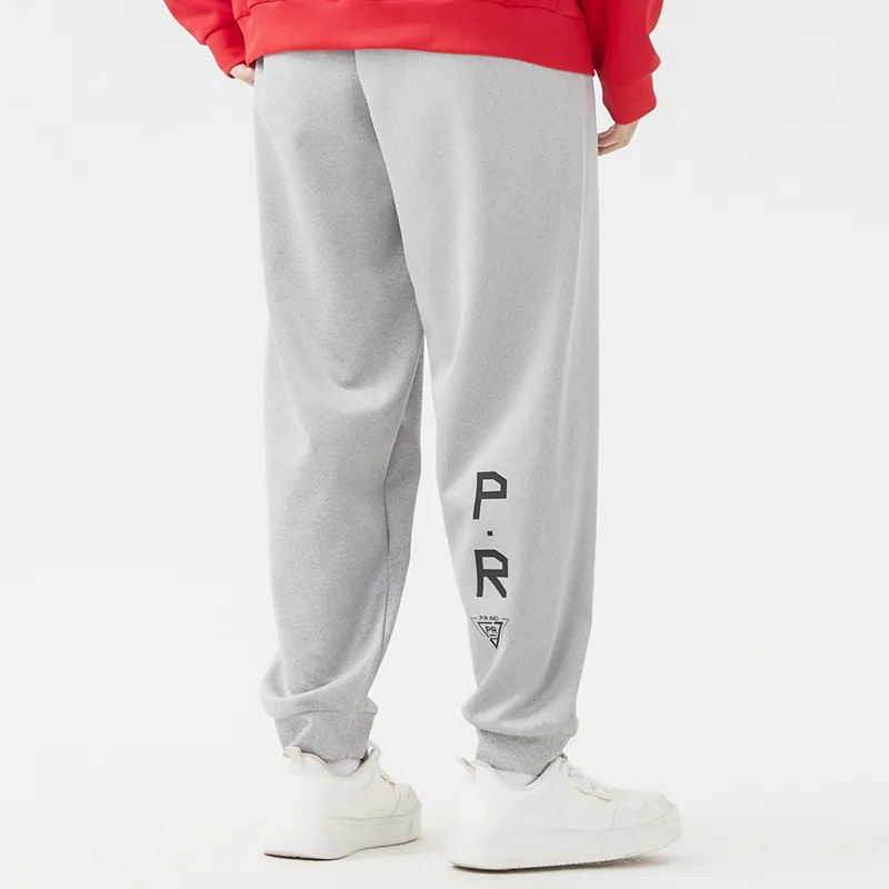 P.R IND Casual Pants Unisex Light Gray-4