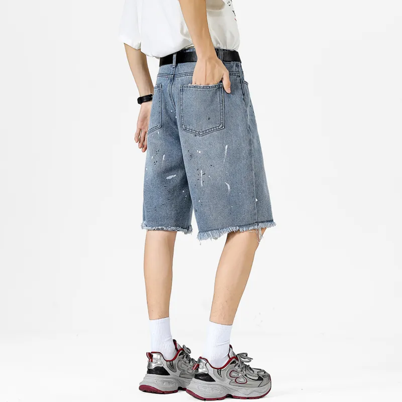 A02 Denim Shorts Unisex-9