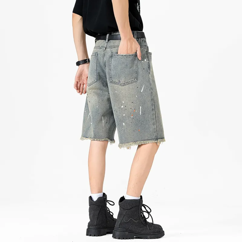 A02 Denim Shorts Unisex-15