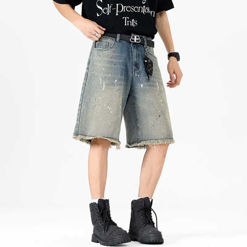 A02 Denim Shorts Unisex-14