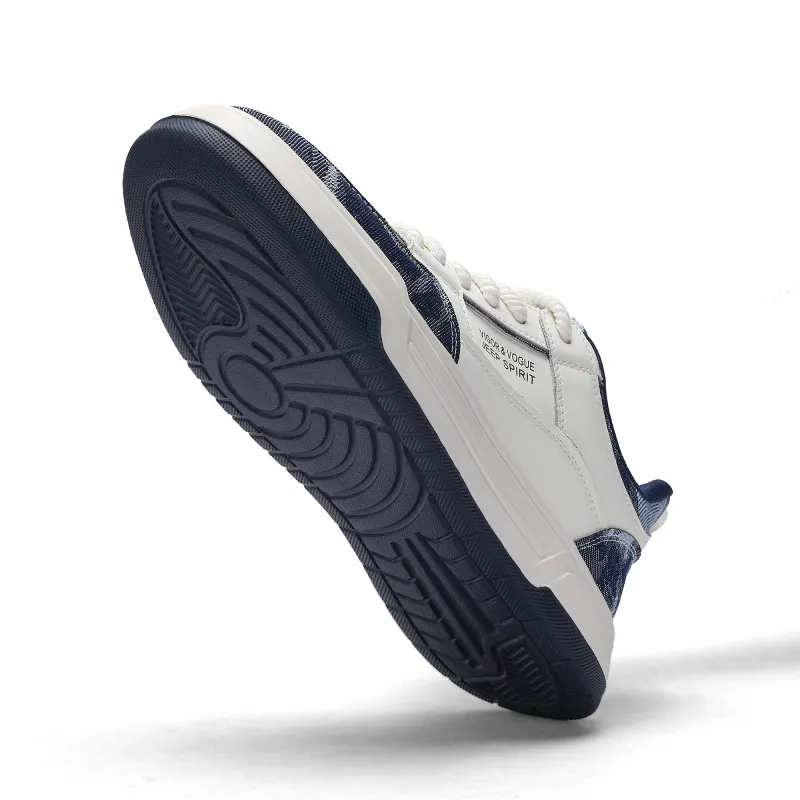 JEEP SPIRIT Skateboard Shoes Men Low Top Polar White-5