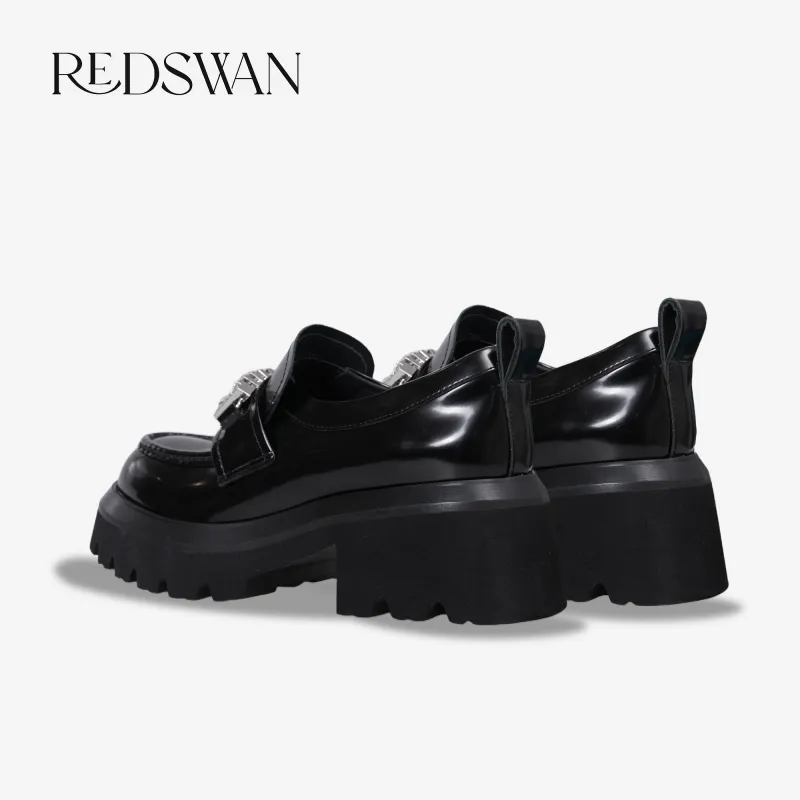 REDSWAN Loafers 5.5cm Women's Black-3