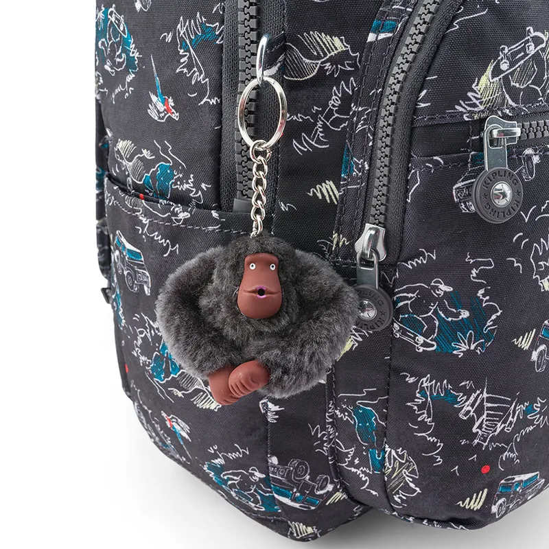 Kipling Polyester Monkey Bag Backpack Unisex Multicolor-4