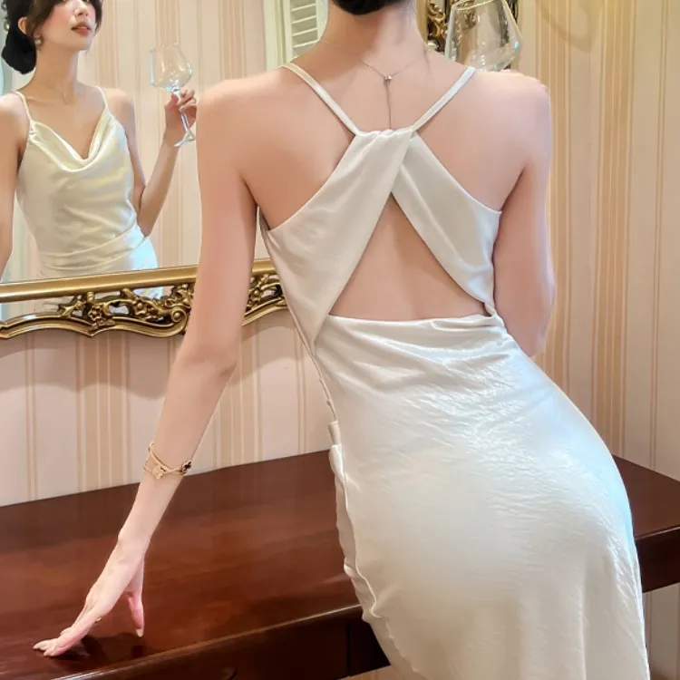 CPAURA Slip Dresses Women's-4