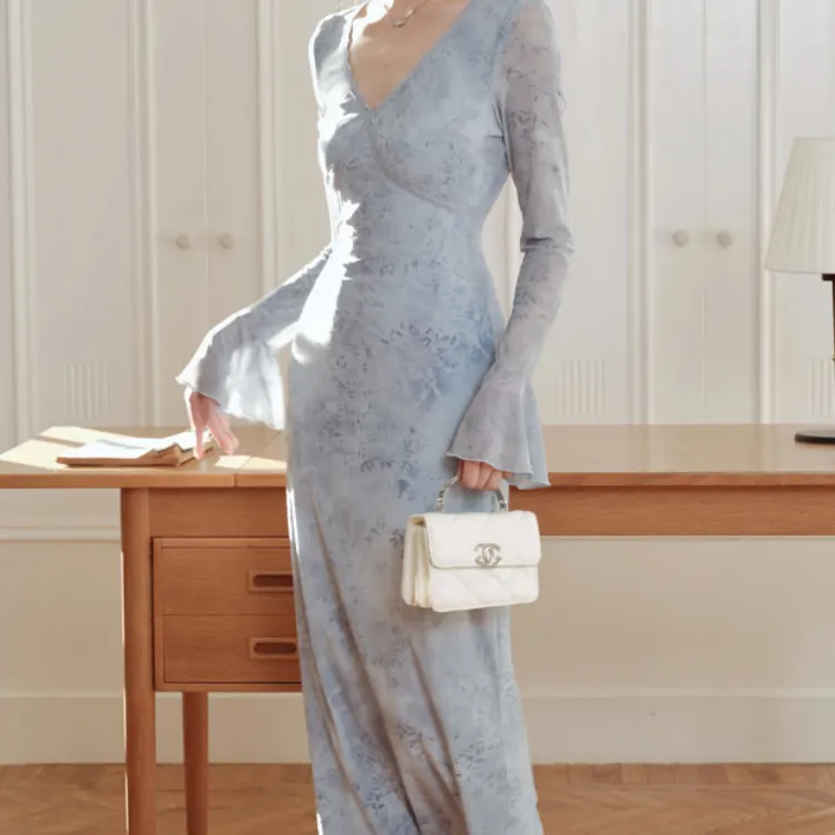 CPAURA Long Sleeved Dress Women's-5