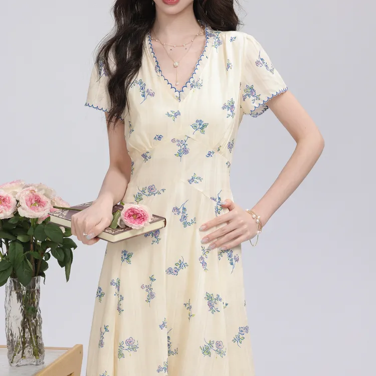 CPAURA Short Sleeved Dress Women's-6