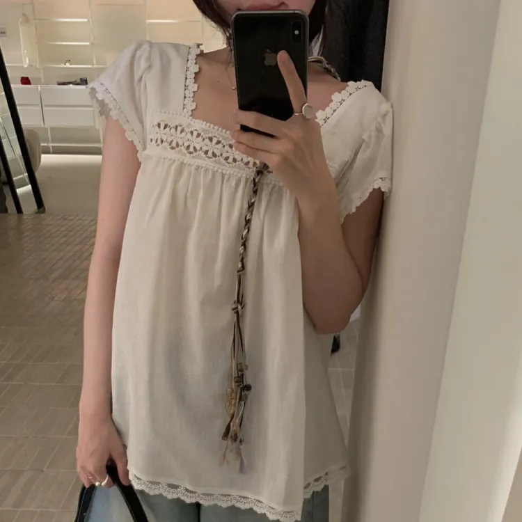 CPAURA Chiffon Shirts Women's-8