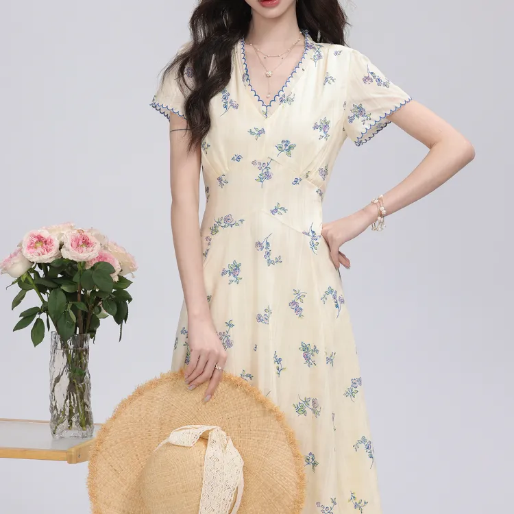 CPAURA Short Sleeved Dress Women's-4