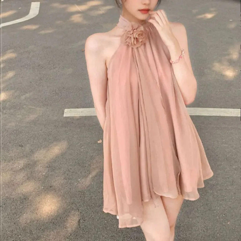 CPAURA Sleeveless Dress Women's Nude-6