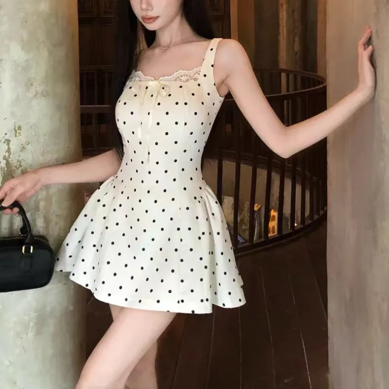 CPAURA Slip Dresses Women's Polka Dot-2