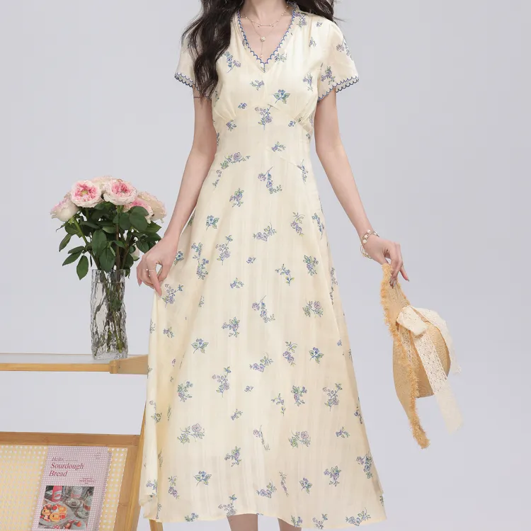 CPAURA Short Sleeved Dress Women's-5