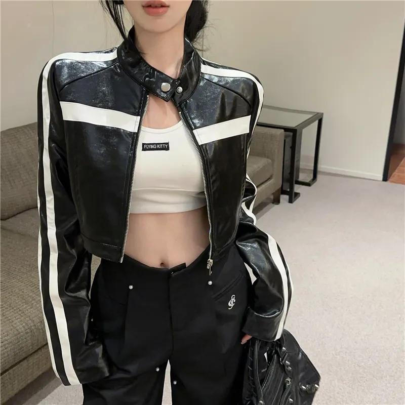 CPAURA Leather Jackets Women's-4