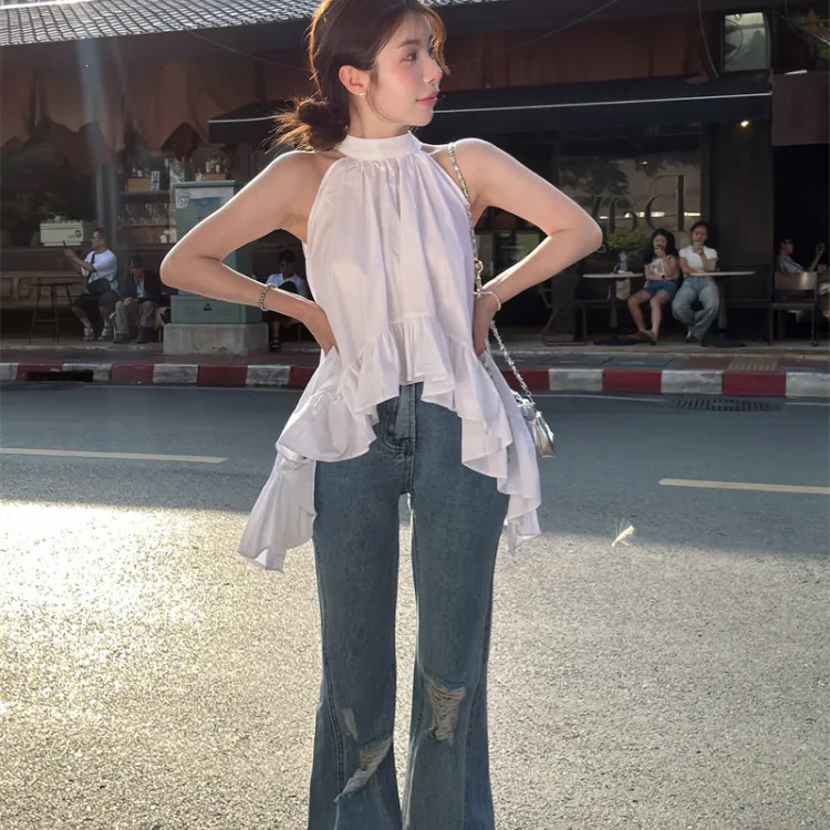 CPAURA Chiffon Shirts Women's-2