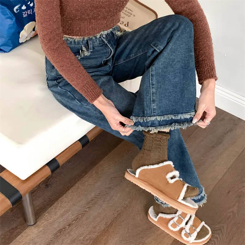 CPAURA Jeans Women's Blue-2