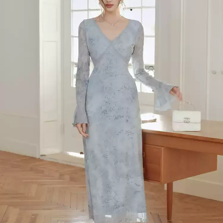 CPAURA Long Sleeved Dress Women's-6