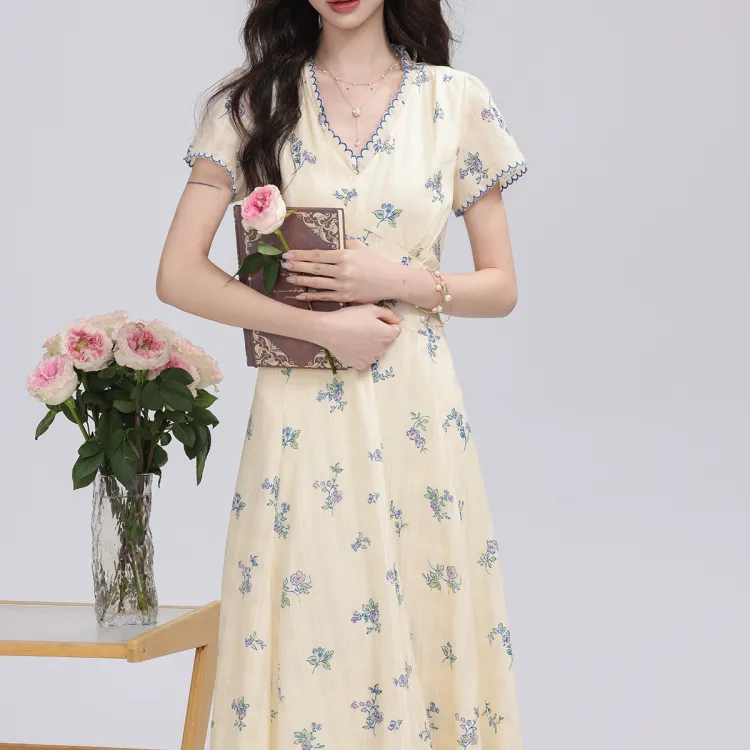 CPAURA Short Sleeved Dress Women's-3