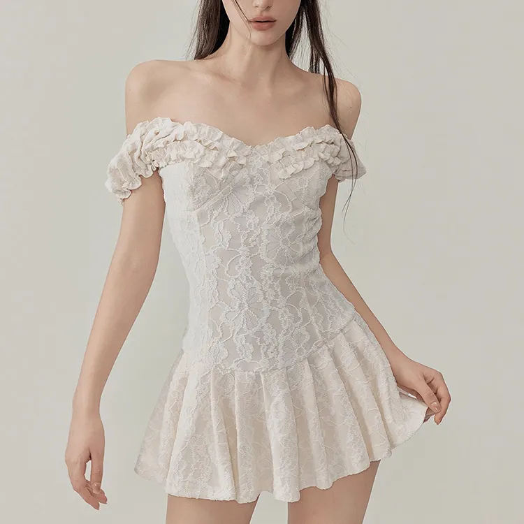 CPAURA Slip Dresses Women's Apricot+Bowknot Hair Tie Comes With-2